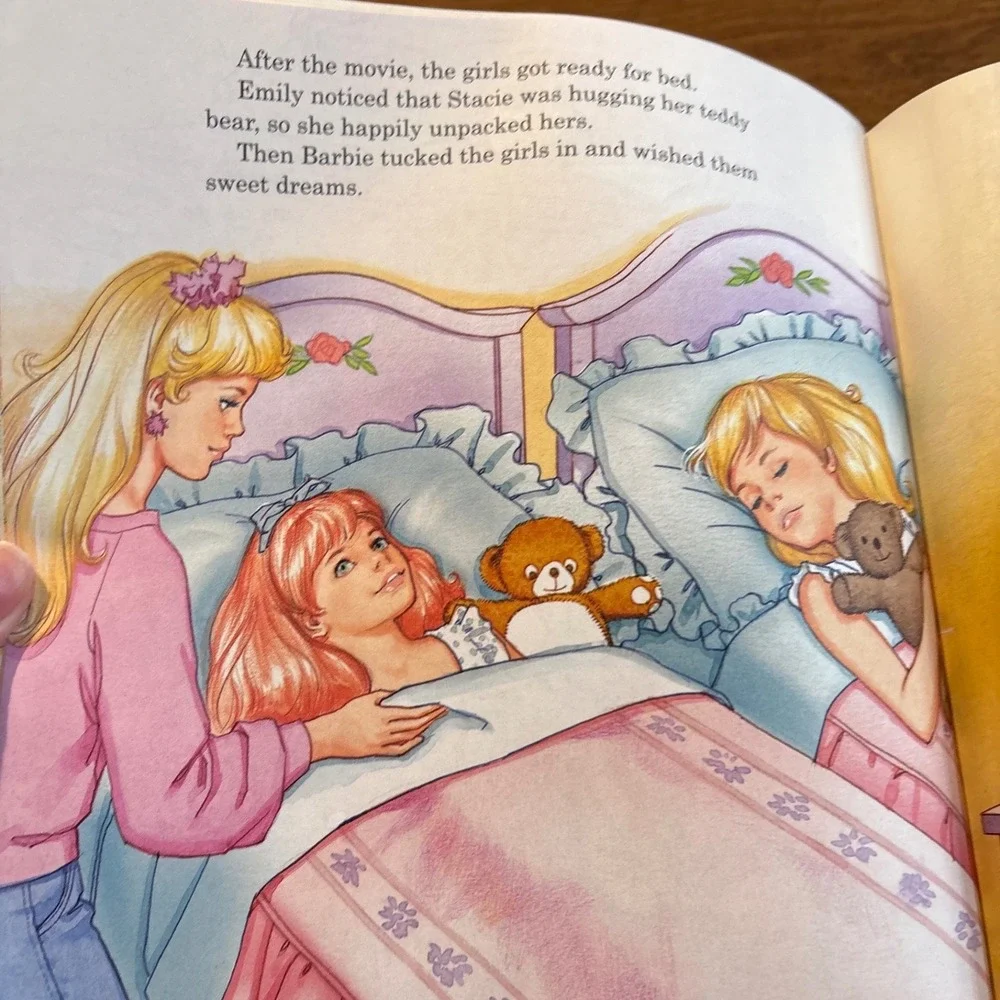 Golden Books Barbie Let's Have a Sleepover‎ Children's Picture Book 1998